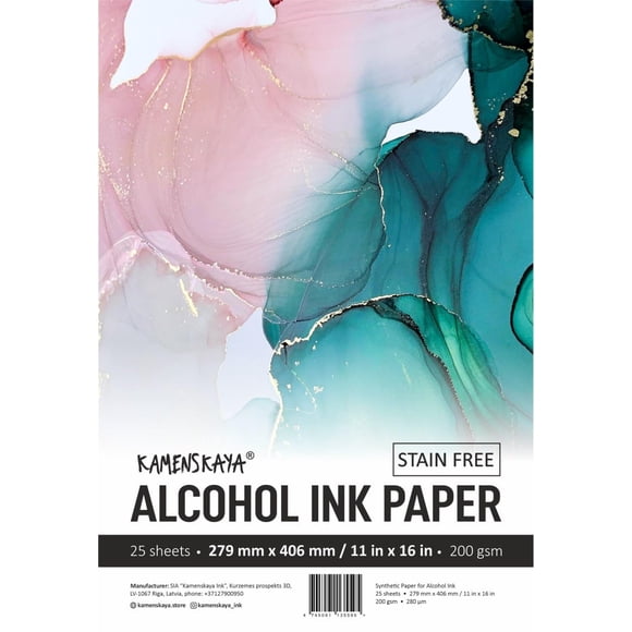 Papel sintético KAMENSKAYA 28 × 41 cm 25 hojas 200 gsm