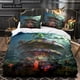 thumbnail image 1 of x1665 Bed SheetsMushroom Fairy Forest Magic Lilliputian Fungus Plant Bedding Set Boys Girls Twin Full Size Duvet Cover Pillowcase Bed Adul 3-Piece Bedding Set (1 Duvet Cover + 2 Pillow Shams) nj1665, 1 of 5