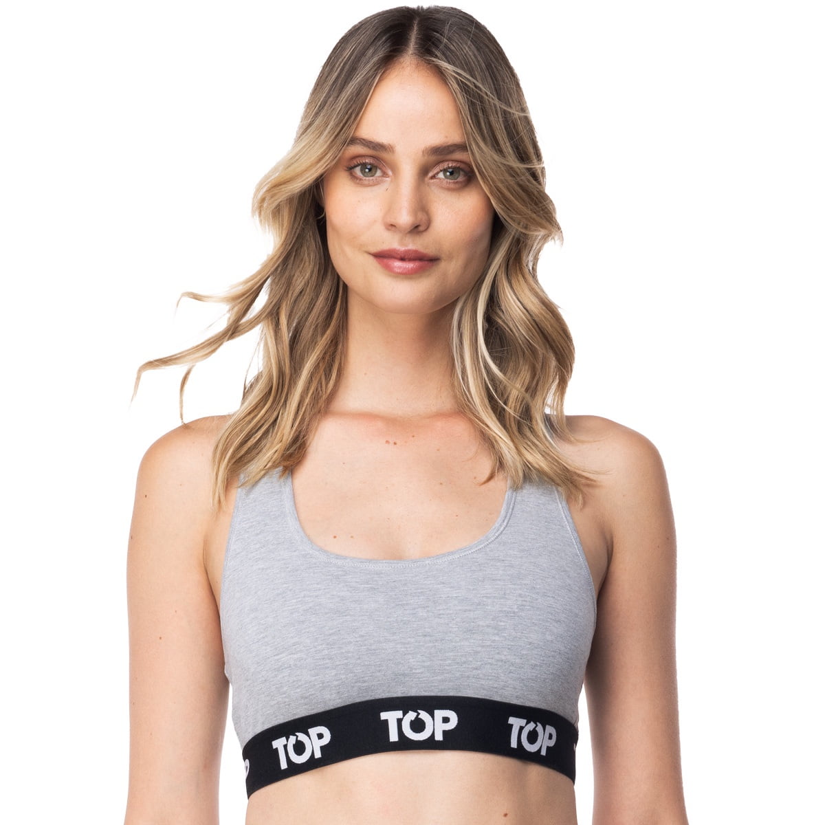 Peto Mujer Gris Algodón C2 Top