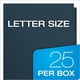 thumbnail image 3 of Folder Oxford Twin-Pocket Textured Paper Dark Blue x25, 3 of 3