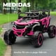 thumbnail image 2 of Jeep Eléctrico Niños Todo Terreno 4 X 2 , Control, Luces Led Rosado, 2 of 6