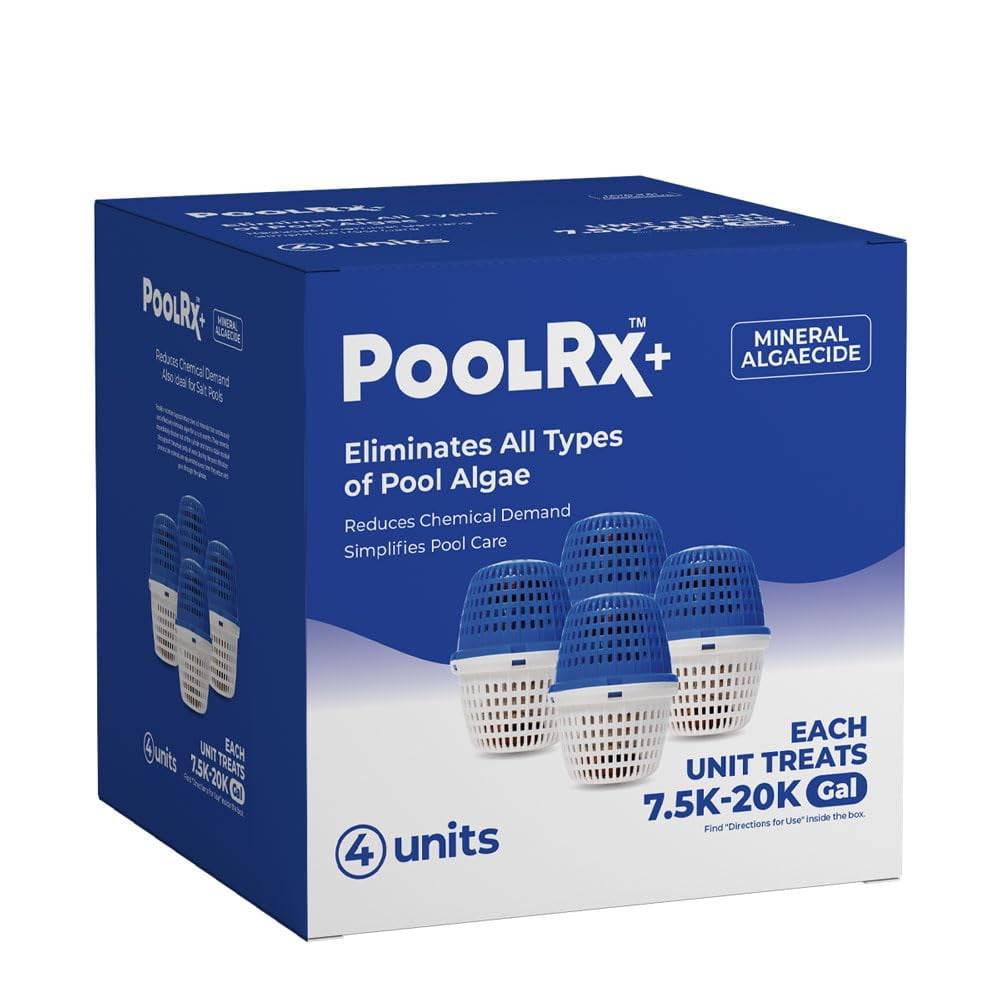 Unidad De Piscina Poolrx+ De 7,5 A 20 000 Galones (paquete De 4) Azul 331003
