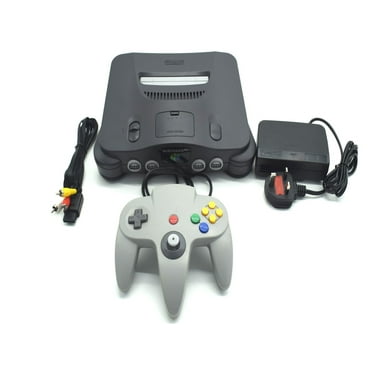 Consola de Videojuegos Nintendo 64 N64 Usada con Control y Cables a Juego