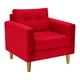 thumbnail image 2 of Sofa Retro 1c Felpa 04 Rojo, 2 of 6