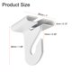 thumbnail image 2 of Uxcell Ganchos de Techo Suspendido Metal T-Bar Clip para Colgar Plantas y Decoraciones 8 Piezas, 2 of 7