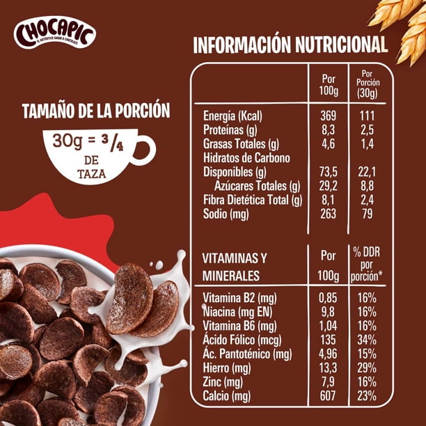 Cereal Chocolate Chocapic Receta original, 640 g | Lider