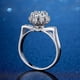 thumbnail image 1 of Elegant 925 Sterling Silver Moissanite Cat Ring for Women - Perfect for Proposals, Engagements, Weddings, and Anniversaries, 1 of 4