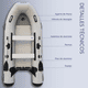 thumbnail image 2 of Bote Inflable 3.3 m - Piso alumnio - 4 personas - Gral. Carrera — Gris Claro / Aluminio, 2 of 3