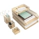 thumbnail image 1 of Organizador de Escritorio BLU MONACO 6 Piezas Acero Aqua, 1 of 3