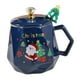 thumbnail image 3 of Taza De Café Navideña, Taza Para Beber, Tazas De Agua Reutilizables Para La Cocina Del Restaurante, Azul, 3 of 5