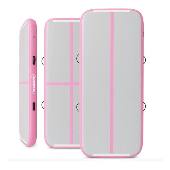 Colchoneta Inflable Air Track Theramove 4x1m Entrenamiento Rosa
