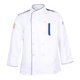 thumbnail image 5 of Restaurante Unisex Chef Coat Jacket Uniforme manga larga Hombres Mujeres Blanco XXXL, 5 of 5
