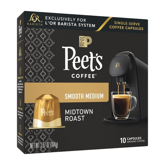 Cápsulas de café L'OR Peet's Midtown Roast, 10 unidades