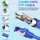 thumbnail image 3 of Cable Ethernet Soibke Cat 6 de 25 pies blindado para exteriores, azul, 3 of 7