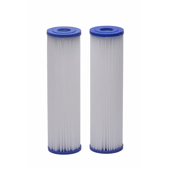 Filtro de agua EcoPure EPW2P plisado para todo el hogar (paquete de 2)