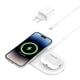 thumbnail image 2 of Base de carga 2 en 1 inalambrica plana Qi2 con USB-C Blanca, 2 of 5