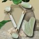 thumbnail image 2 of Natural Jade Face Roller Gua Sha Scraper Set Masssager for Face Neck Body Skincare Beauty Guasha Massage Tool Facial Slim Lift, 2 of 3