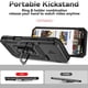 thumbnail image 4 of Estuche GANGXUN para iPhone 16 Pro Max, soporte giratorio 360°, estilo mecánico y magnético, 4 of 5