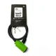 thumbnail image 2 of Cable Acero Cadena Bici Espiral Soporte + Llave 10 X 650 Mm Negro blanco, 2 of 3