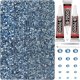 thumbnail image 1 of Strass Worthofbest 35.000 piezas azul bebé de fondo plano, 1 of 7