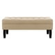 thumbnail image 1 of Banqueta Wood 2c Felpa 00 Beige, 1 of 4