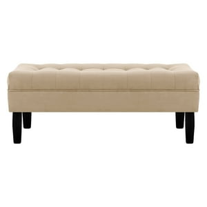 Bodevir - Banqueta Wood 2C Felpa 00 Beige