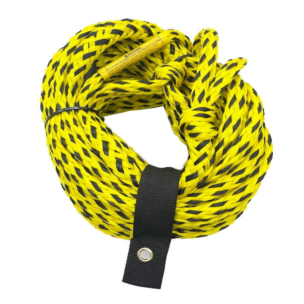 Arnés de Remolque para Barcos, Cuerda de Remolque, Cuerda para Deportes Acuáticos, Cuerda de Tubo Remolcable, Resistente para Deportes de Remolque, Ca Amarillo