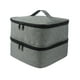thumbnail image 1 of Bolsa De Almacenamiento De Esmalte De Uñas 30 Rejillas Para Juegos De Manicura Lápiz Labial De Aceite Esencial Gris, 1 of 3
