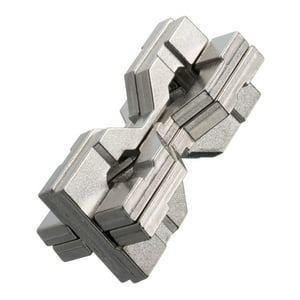 Puzzle Bepuzzled Hourglass Hanayama Metal Level 6 Mensa 12+