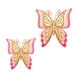 thumbnail image 3 of 2 Piezas 3D Mariposa Decoración De Pared Para Jardinería Arte Niñas Dormitorio Navidad Rosa, 3 of 3