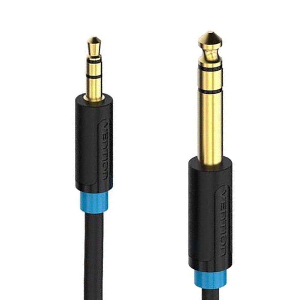 Vention - Cable De 6,35 Mm Macho A 3,5 Mm Jack Auxiliar Estéreo