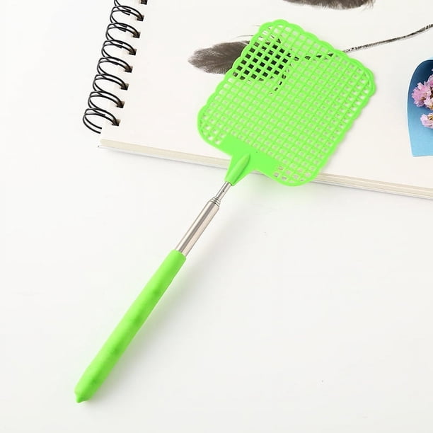 1pc, Creative Retractable Plastic Fly Swatter, Summer Mosquito Swatter, Home Daily Use Fly Killer Artifact, Summer Essentials, Beach, Travel Accessories