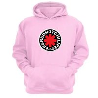 Genérico - Poleron Canguro Red Hot Chili Peppers Rosa Talla Xs Unisex