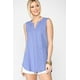 thumbnail image 1 of Blusa Tipo Túnica sin Mangas con Ribete de Encaje y Dobladillo Redondo, 1 of 5
