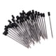 thumbnail image 5 of Paquete de 50 recambios de la pluma de la muestra de la muestra de la pluma del gel de la pluma del Rollerball del metal de 1m m, 7cm negro, 5 of 5