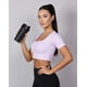 thumbnail image 3 of Top Camiseta Deportiva Mujer Manga Corta Acanalado, 3 of 5