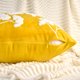 thumbnail image 3 of REGALWOVEN Paquete de 2 fundas de cojín decorativas de terciopelo suave con bordado de flor de ciruelo para sofá, dormitorio, coche, amarillo 18" x 18", 3 of 7