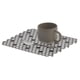 thumbnail image 4 of Alfombrilla para secar platos Spectrum Hexa, 27 x 30 cm, antideslizante, gris, 4 of 8