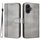 thumbnail image 1 of Funda Cartera para TCL K70 Protección 360° con Ranuras para Tarjetas y Soporte Gris, 1 of 6