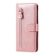 thumbnail image 1 of Funda con Cremallera para Motorola MOTO G9 Play, Carcasa Cartera de Cuero PU con Soporte y Tarjetero, 1 of 5