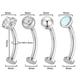 thumbnail image 2 of Aros de ombligo Gnbaoya de titanio 10 mm (pack de 4), 2 of 6