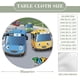 thumbnail image 2 of Tayo, el pequeño autobús-theme Fitted Round Tablecloths Elastic Edged Table Covers Waterproof Table Cloth for Kitchen Holiday Party Tables Decor 150cm, 2 of 6