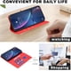 thumbnail image 3 of Funda Cartera con Bloqueo RFID para Motorola Moto G55 5G con Ranuras y Soporte Rojo, 3 of 5