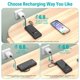 thumbnail image 3 of Cargador portátil LJEHC 10000 mAh con cables integrados USB‑C – negro, 3 of 7