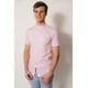 thumbnail image 2 of camisa cuello mao color rosa manga corta fit, 2 of 4
