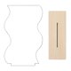 thumbnail image 5 of Espejo De Maquillaje Acrílico Irregular Espejo Decorativo Base De Madera Para Ba?o A, 5 of 5