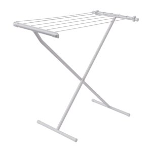 Magideal - Ratry De Secado De Ropa Plegable Estante De Lavandería Plegable Ratry De Ropa De Secado En Forma De Secado En Forma De En Forma De Balcón Patio De Bañ