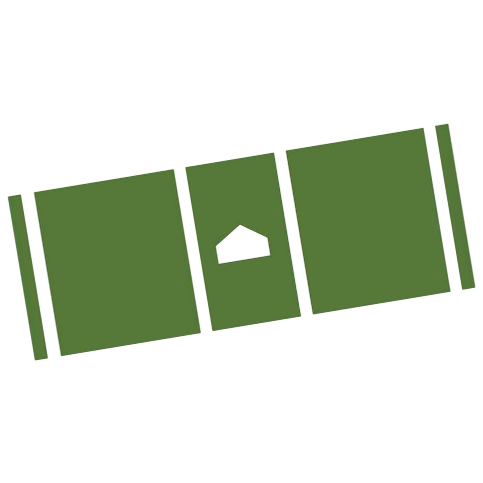 Ioensy - Tapete De Béisbol Para Bateo, Equipo De Práctica Para Entrenamiento Familiar De Sóftbol, Color Verde