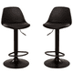 thumbnail image 1 of Pack 2 Taburetes Eames Base Negra para Cocina o Bar Negro, 1 of 6