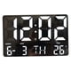 thumbnail image 1 of Reloj De Pared LED Digital De 10" Temperatura De Montaje En Pared Con Control Remoto Blanco, 1 of 3